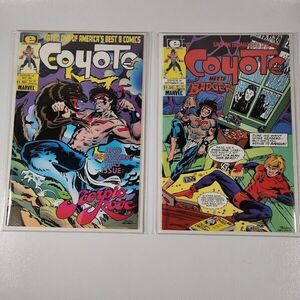 Coyote  # 12 14 • Very Early Todd McFarlane Art! (Epic/Marvel 1985) Mylar bag